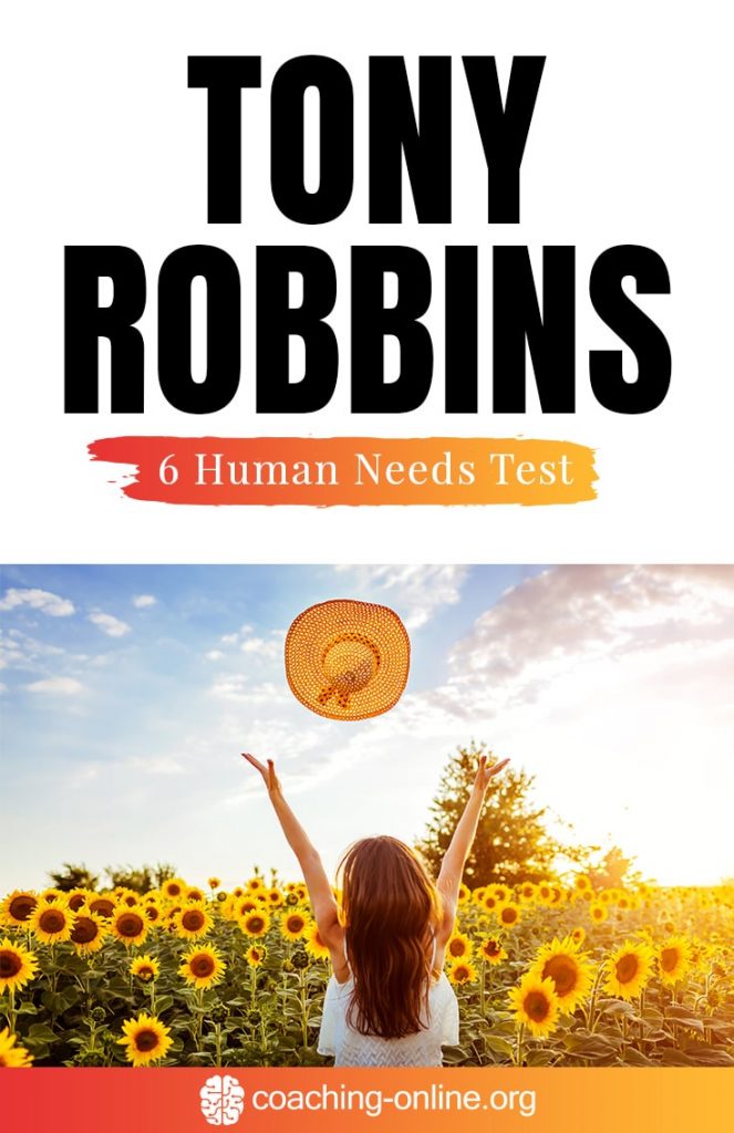 Tony Robbins 6 Human Needs Test