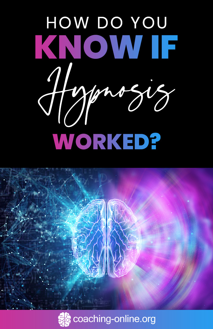 how do i know if hypnosis is working