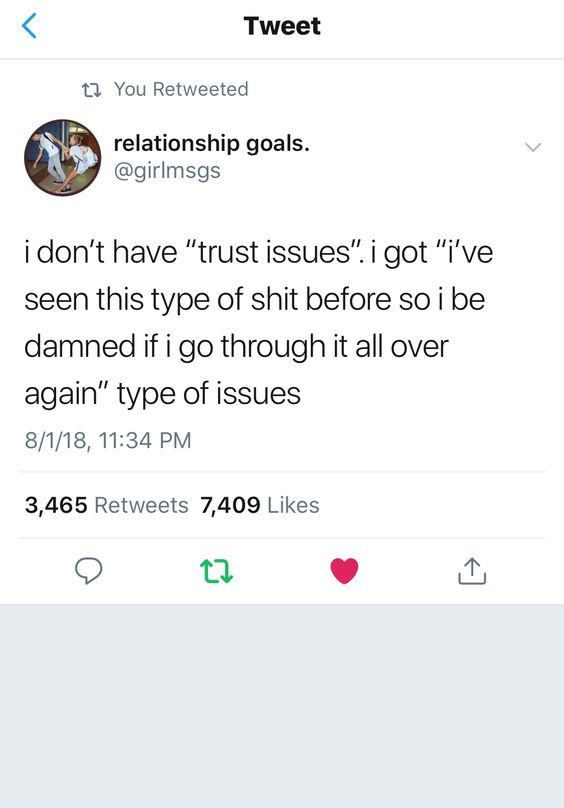 trust issues