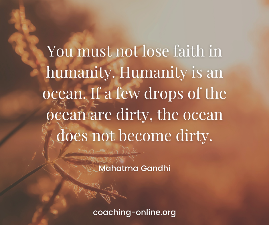 Empath quote by Mahatma Gandhi