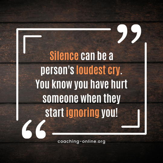 Silence in relationship quote