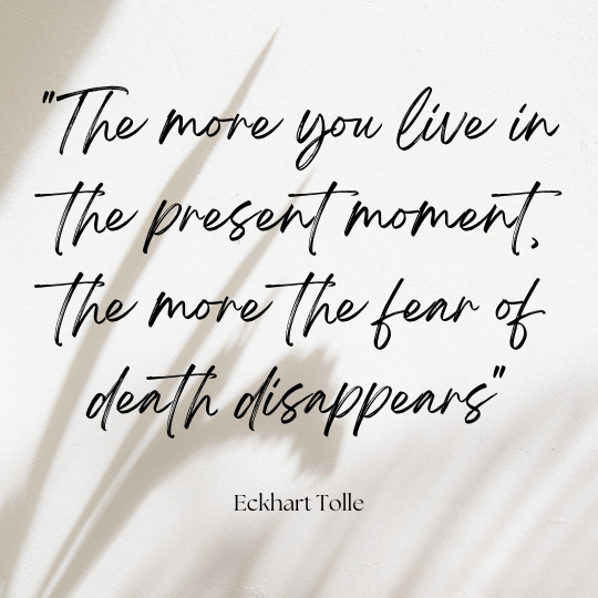 Eckhart Tolle Quotes on Death