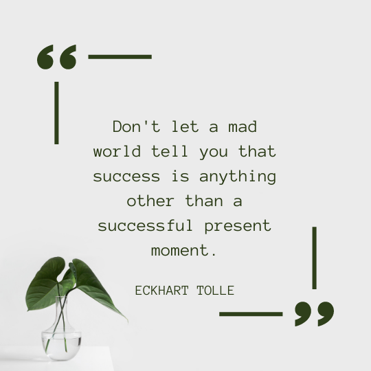 quotes by Eckhart Tolle on staying present
